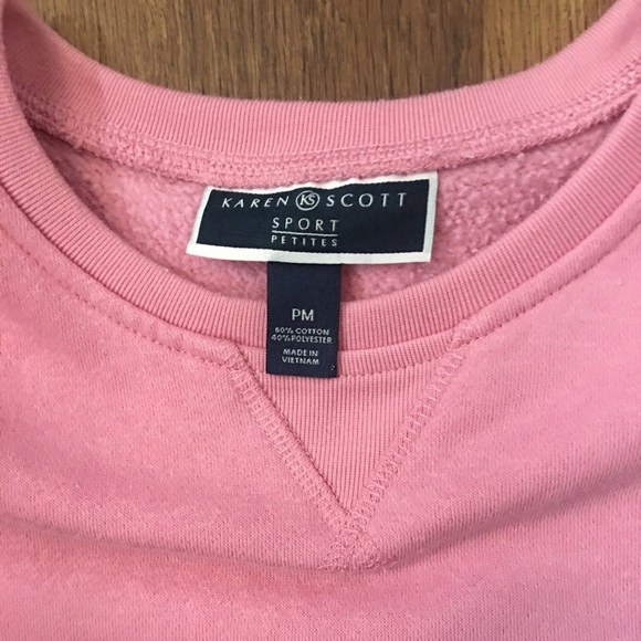 Pink cropped pullover - Picture 2 of 2